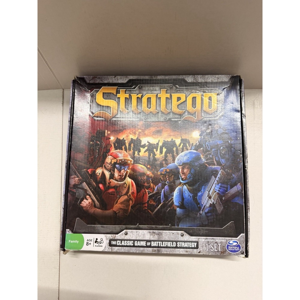 Stratego Sci-Fi Edition Board Game Spin Master 2011 Complete Strategy Game